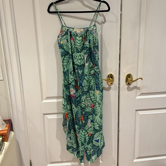 Mara Hoffman Leaf Print Linen Dress - Picture 5 of 10